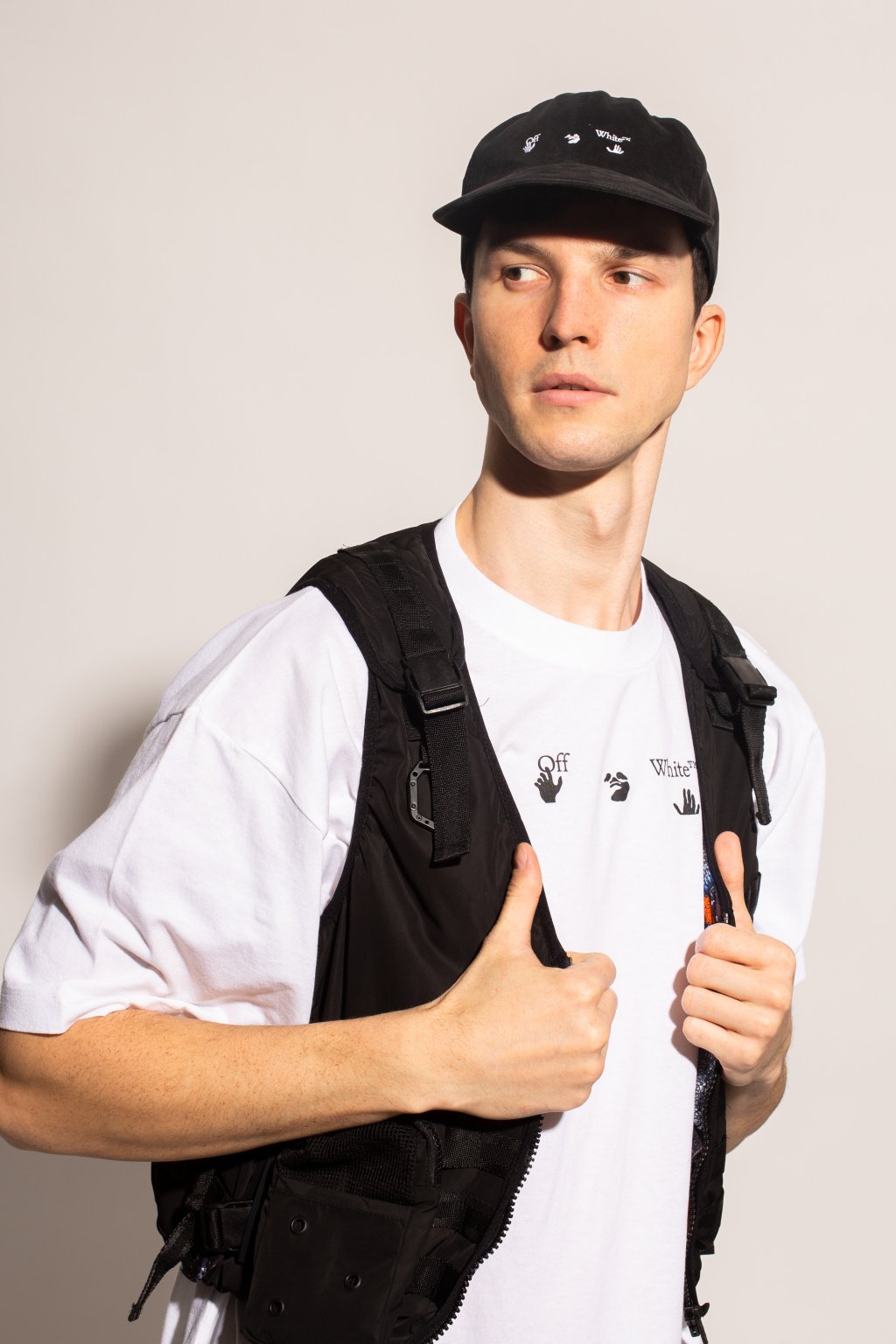 Off-White Baseball cap with logo | Men's Accessories | Vitkac